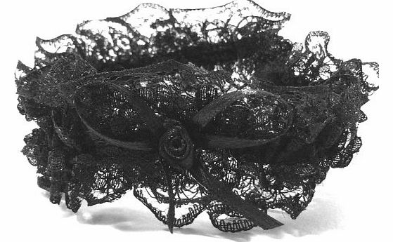 Fashion Accessory Sexy Black Lace Garter With Bow {Black Bow}